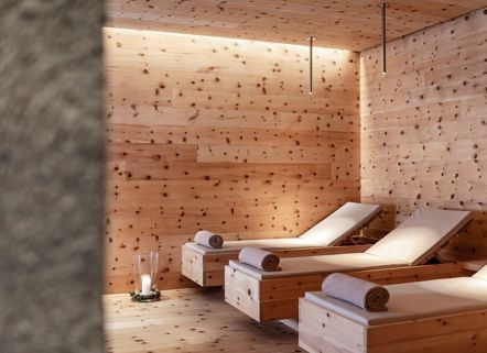 Einer der Ruheräume