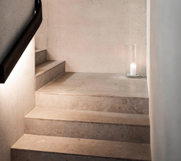 Eine Treppe
