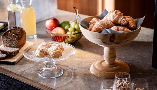 Il nostro buffetto della colazione con prodotti regionali